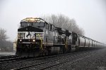 Grain train cruises west